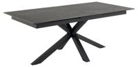 Sohome Uitschuifbare Eettafel 'Parker' Keramiek, 200-240 x 100cm, kleur zwart - thumbnail