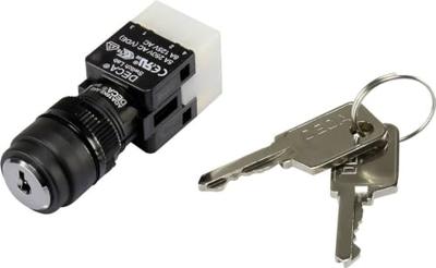 DECA 1384380 ADA16K6-AR0-CA Sleutelschakelaar 250 V/AC 5 A 1x uit/aan 1 x 90 ° IP65 1 stuk(s)