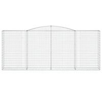 Schanskorven 25 st gewelfd 400x50x160/180 cm ijzer - thumbnail