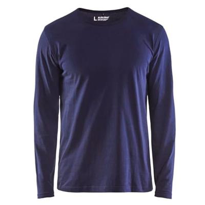 Blåkläder T-Shirt lange mouw 35001042 | Marineblauw | Maat XS - 7330509596692