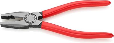 Knipex Kombitang zwart geatramenteerd met kunststof bekleed 200 mm - 0301200