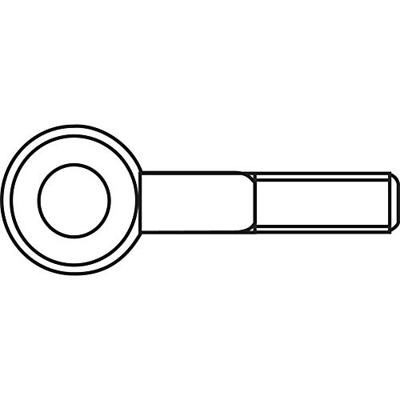 TOOLCRAFT Ringschroeven 15 mm Staal verzinkt M4 50 stuk(s)