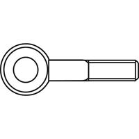 TOOLCRAFT Ringschroeven 15 mm Staal verzinkt M4 50 stuk(s) - thumbnail