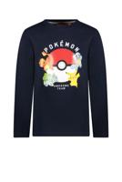 Tygo & Vito Jongens shirt - Pokemon - Navy blauw - thumbnail