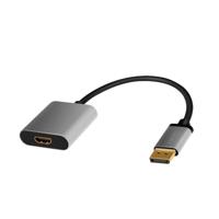LogiLink CDA0108 video kabel adapter 0,15 m DisplayPort HDMI Zwart, Grijs - thumbnail