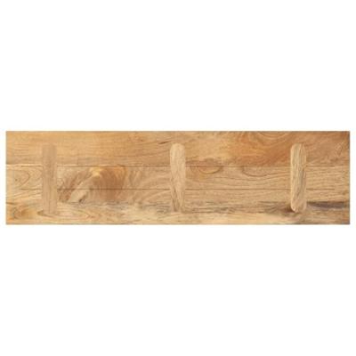 Tafelblad rechthoekig 110x40x3,8 cm massief mangohout