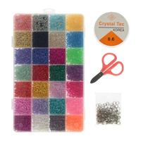 Kralenset 28 soorten kralen in pvc box - thumbnail