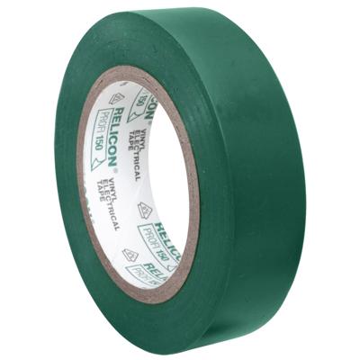 PVC-isolatieband groen 15 mm, 10 meter