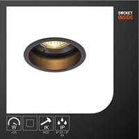 SLV 1005435 HORN LED-inbouwlamp LED vast ingebouwd 25 W Zwart - thumbnail