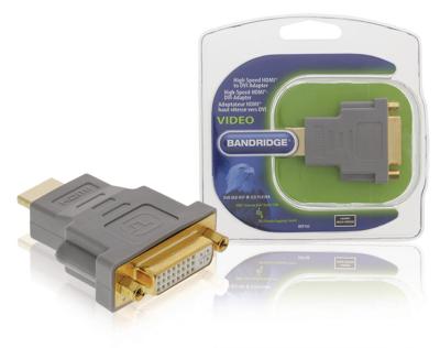 Bandridge High Speed HDMI Adapter | Grijs | 1 stuks - BVP100 BVP100