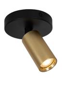 Lucide RITMO - Plafondspot - Ø 10 cm - 1xGU10 (MR11) - Mat Goud / Messing - thumbnail