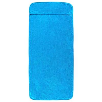 Strandhanddoeken 6 st 400 g/m² 60x135 cm stof turquoise
