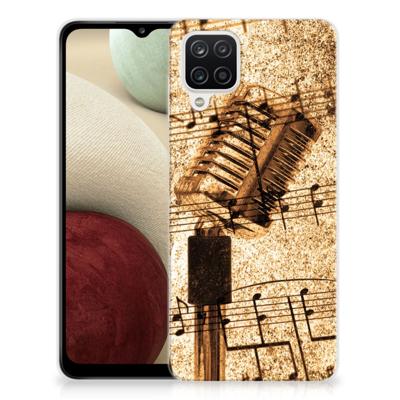 Samsung Galaxy A12 | Siliconen hoesje | met foto Bladmuziek Samsung Galaxy A12 | Siliconen hoesje | met foto Bladmuziek