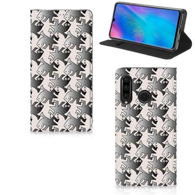 Huawei P30 Lite New Edition | Hoesje maken | Salamander Grey