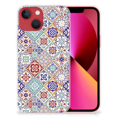 Apple iPhone 13 | TPU | Siliconen hoesje | Tiles Color Apple iPhone 13 | TPU | Siliconen hoesje | Tiles Color