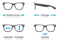 VWP bril black-smoke full view sport + clear lens - thumbnail