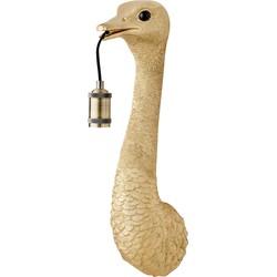 Light & Living Wandlamp 'Ostrich' 57cm, kleur Goud Light & Living Wandlamp 'Ostrich' 57cm, kleur Goud