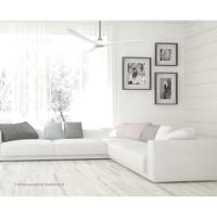 CasaFan ECO GENUINO 152 BN-MW Plafondventilator 16.6 W (Ø x h) 1520 mm x 285 mm Chroom Met afstandsbediening, Met wintermodus - thumbnail