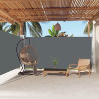 VidaXL Windscherm uittrekbaar 180x600 cm antracietkleurig - thumbnail