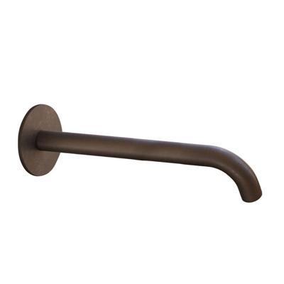Wastafelkraan Uitloop Hotbath Cobber Rond 30 cm Verouderd Messing Living Colours