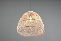 Trio HanglampRike zwart met rotan vlechtwerk - R31131036 - thumbnail