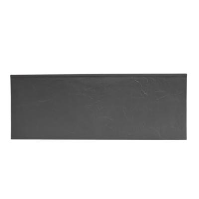 Balkonplantenbak - EDA - Volcania Up - 25 L - Binnen/Buiten - Steenlook - 59 x 19,5 x 22,8 cm - Antracietgrijs