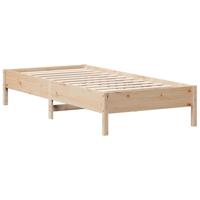 Bedframe zonder matras massief grenenhout 75x190 cm - thumbnail