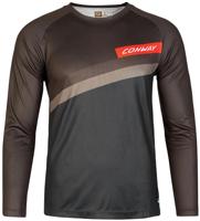 CONWAY shirt met lange mouwen "ride tee ls" jersey ride tee ls xs black/grey - thumbnail