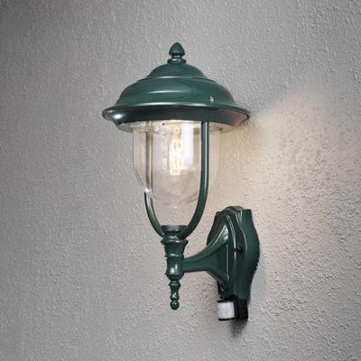 Wandlamp Parma Soragna groen klassieke buitenlamp 7235-600 bewegingssensor