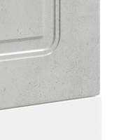Vaatwaspaneel Kalmar 45x1,5x67 cm bewerkt hout betongrijs - thumbnail
