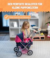 Kleine Poppenwagen Smarty - Pink Jeans - thumbnail