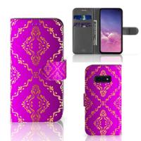 Wallet Case Samsung Galaxy S10e Barok Roze - thumbnail