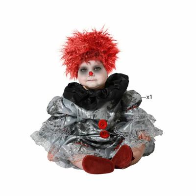 Kostuums voor Baby's Grijs Clown 24 Maanden (2 Onderdelen) Maat 12-24 Maanden