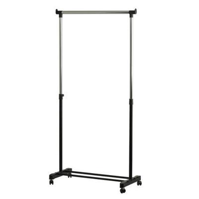 Kledingrek op Wielen Zwart