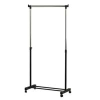 Kledingrek op Wielen Zwart - thumbnail