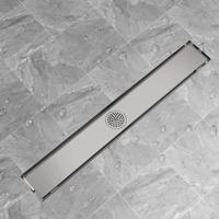 VidaXL Doucheputje rechthoekig roestvrij staal 830x140 mm - thumbnail