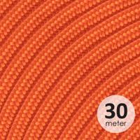 ROL 30 Meter strijkijzersnoer ORANJE 3X0.75mm - thumbnail