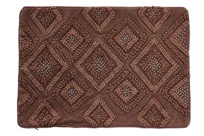 Kussenhoes DKD Home Decor 60 x 1 x 40 cm Bruin Ruiten Kussenhoes DKD Home Decor 60 x 1 x 40 cm Bruin Ruiten