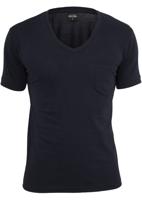 Urban Classics / t-shirt Pocket in blauw - thumbnail