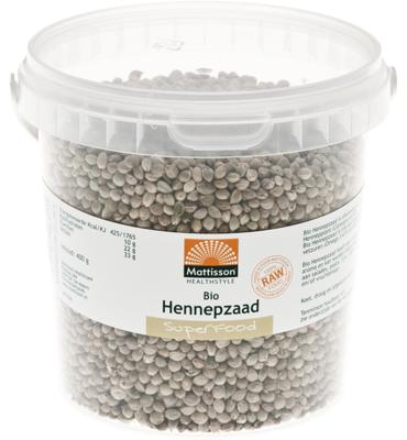 Mattisson HealthStyle Biologisch Hennepzaad Ongepeld Mattisson HealthStyle Biologisch Hennepzaad Ongepeld