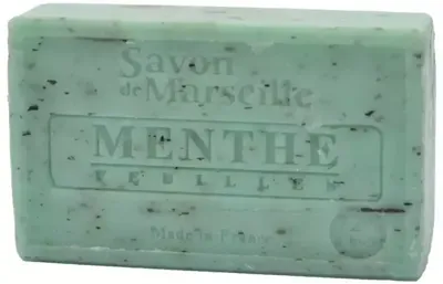 Le Chatelard 1802 Savon de Marseille zeep menthe feuilles (muntblaadjes) 100g Le Chatelard 1802 Savon de Marseille zeep menthe feuilles (muntblaadjes) 100g