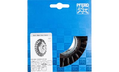 PFERD TOOLS Schijfborstel getordeerd KBG Ø 115 x 15 mm M14 staaldraad-Ø 0,50 voor haakse slijpers POS KBG 11515/M14 ST 0,50 43315001 1 stuk(s)
