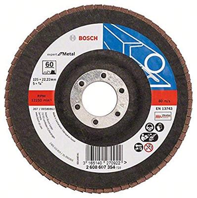 Bosch Accessories 2608607354 X551 Lamellenschijf Diameter 125 mm Boordiameter 22.33 mm Korrelgrootte (num) 60 Staal 1 stuk(s) Bosch Accessories 2608607354 X551 Lamellenschijf Diameter 125 mm Boordiameter 22.33 mm Korrelgrootte (num) 60 Staal 1 stuk(s)