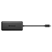 Transcend TS-HUB5C USB 2.0-hub Met ingebouwde SD-kaartlezer, Met USB-C stekker, Met snellaadpoort Zwart - thumbnail