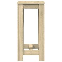 Bartafel 51x50x103,5 cm bewerkt hout sonoma eikenkleurig - thumbnail