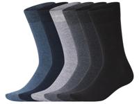 esmara Set van 7 paar sokken (donkerblauw/marineblauw/grijs/zwart, 43-46) - thumbnail