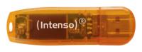 USB stick INTENSO FAELAP0282 USB 2.0 64 GB Oranje 64 GB USB stick - thumbnail