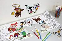 Info Notes Zelfklevende Tekenrol Boerderijleven 300mmx4m - thumbnail