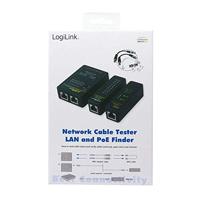 LogiLink WZ0015P WZ0015P Kabeltester Meetbereik: Netwerk, Telecommunicatie - thumbnail