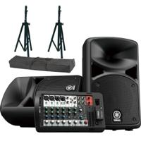 Yamaha Stagepas 400BT + speakerstandkit - thumbnail
